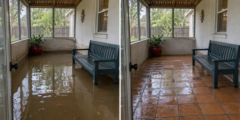 Water Extraction Near Children's Park before and after accessible water removal